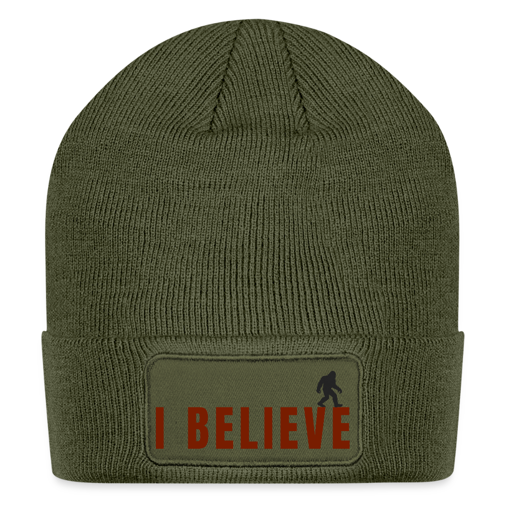 I Believe Patch Beanie R - olive