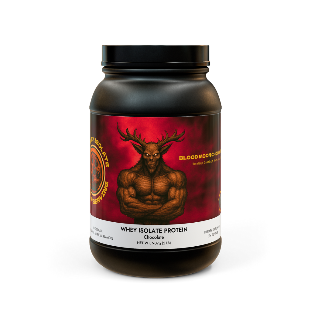 Cryptid Core "BLOOD MOON CHOCOLATE" Whey Isolate Protein Supplement (907g, 2lb)