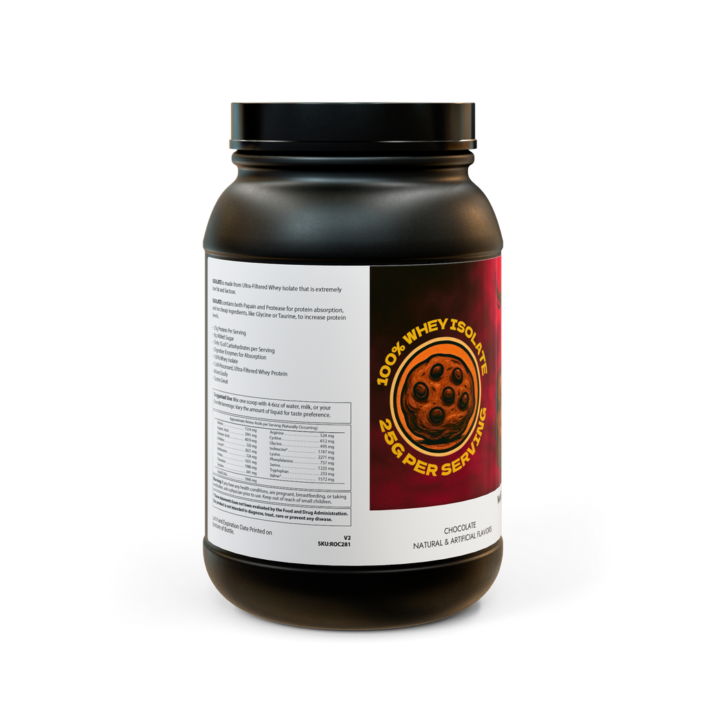 Cryptid Core "BLOOD MOON CHOCOLATE" Whey Isolate Protein Supplement (907g, 2lb)