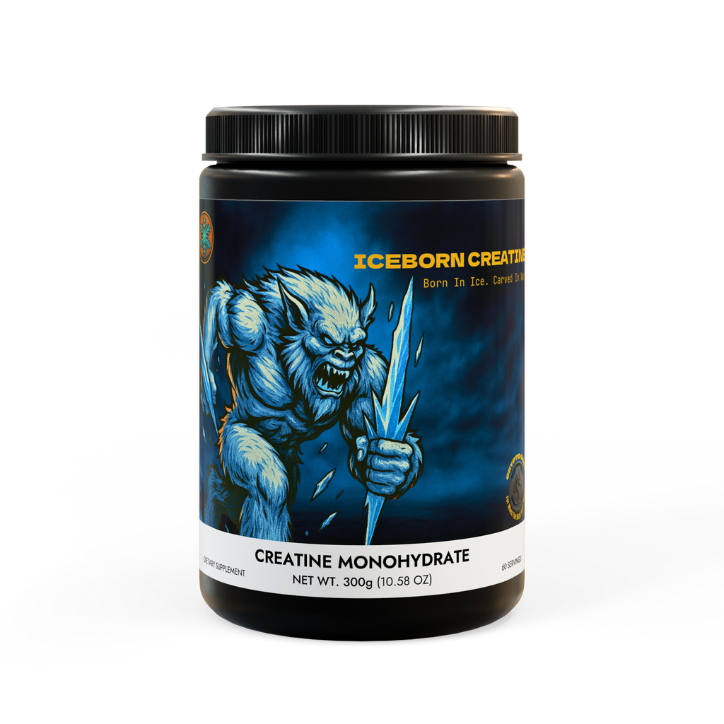 Cryptid Core "ICEBORN CREATINE", Creatine Monohydrate Supplement (300g, 10.58oz)