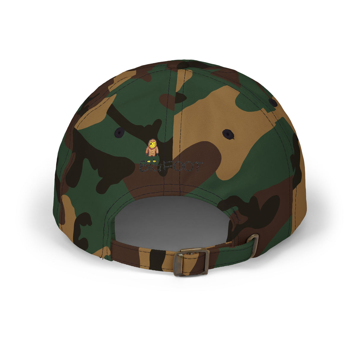Stick Figure Bigfoot Embroidered Cap