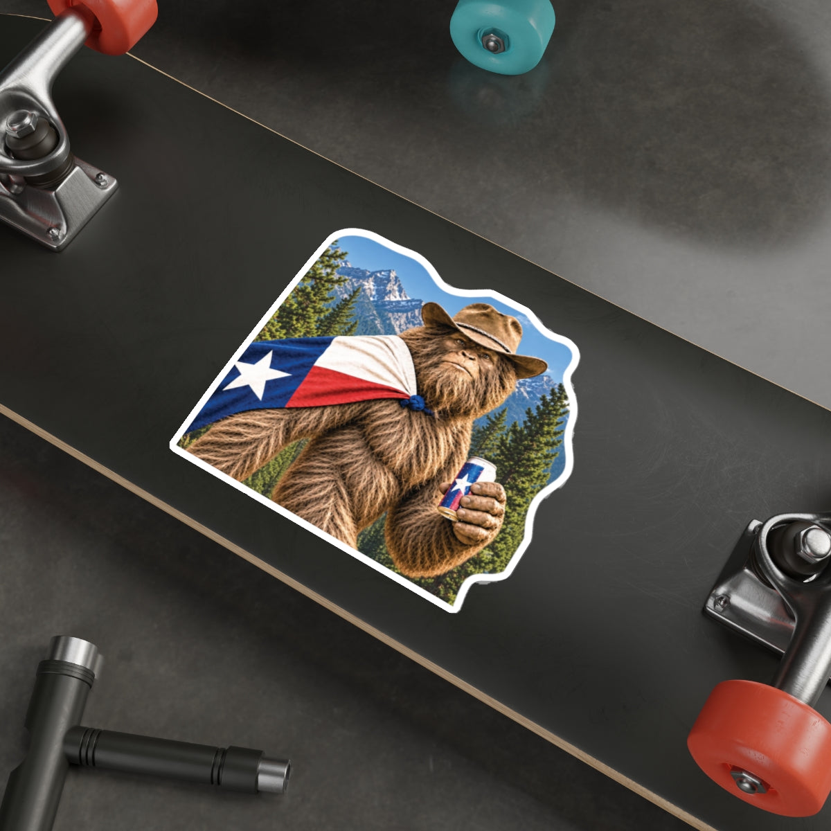 Southern Bigfoot Pose Sticker