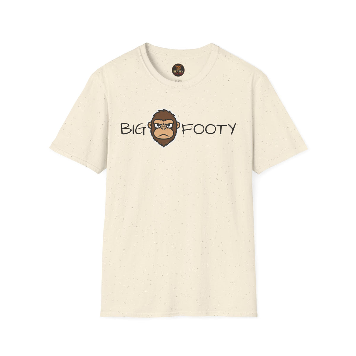 Bigfooty Head in Text Tee