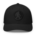 Sasquatch Circle Black Bigfoot Snapback