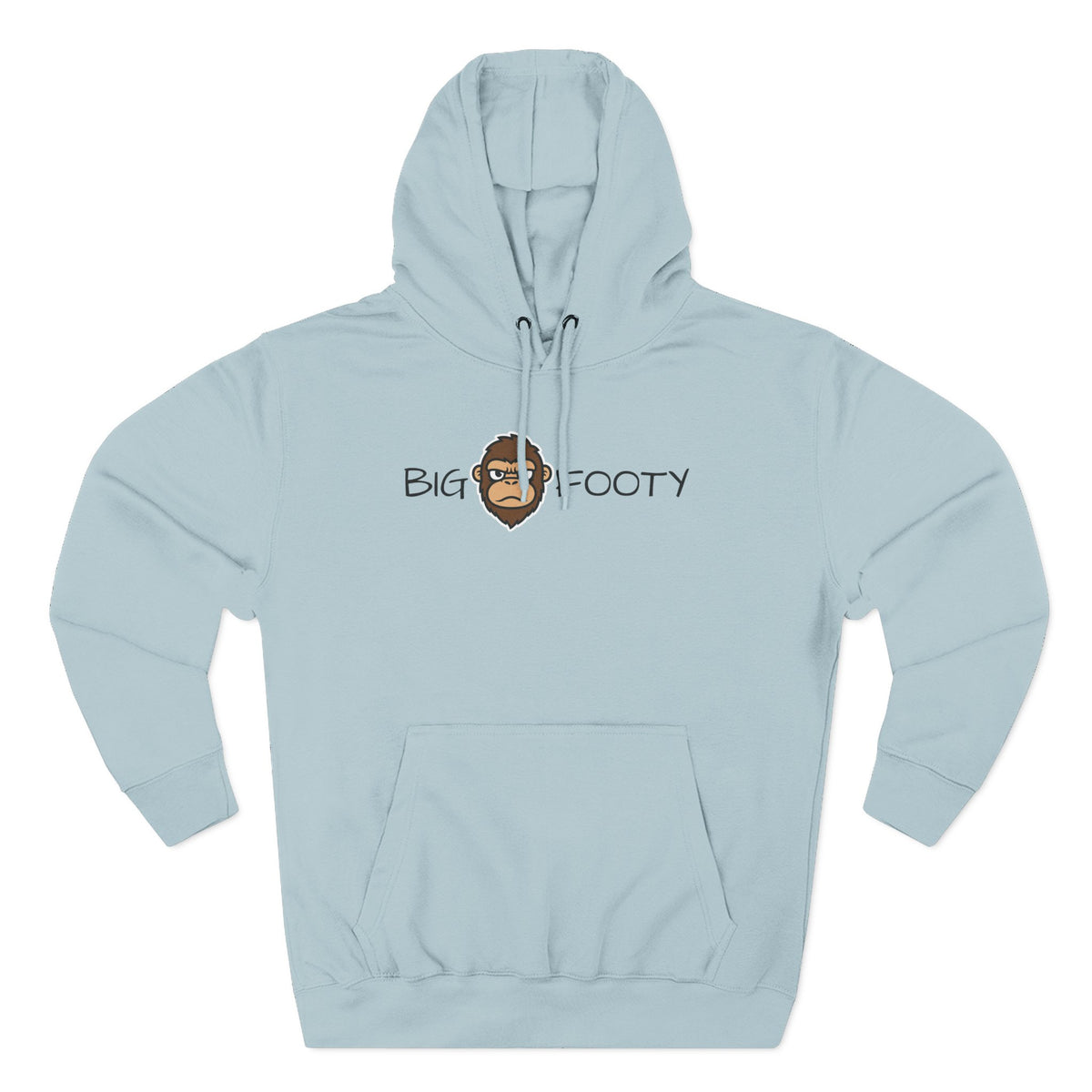Bigfooty Head in Text Hoodie