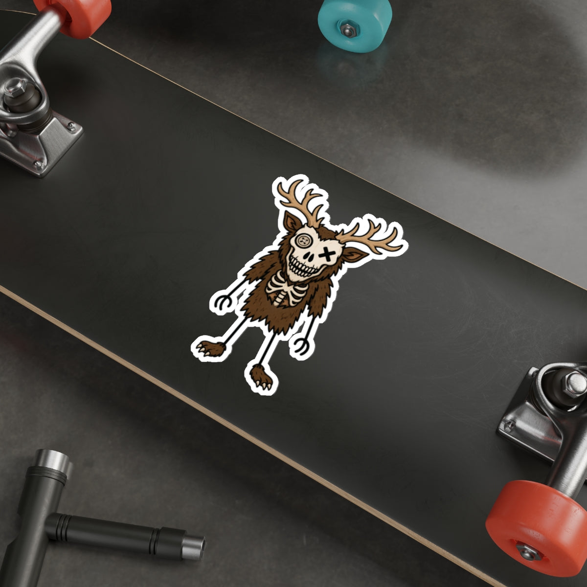 Stick Figure Wendigo Sticker