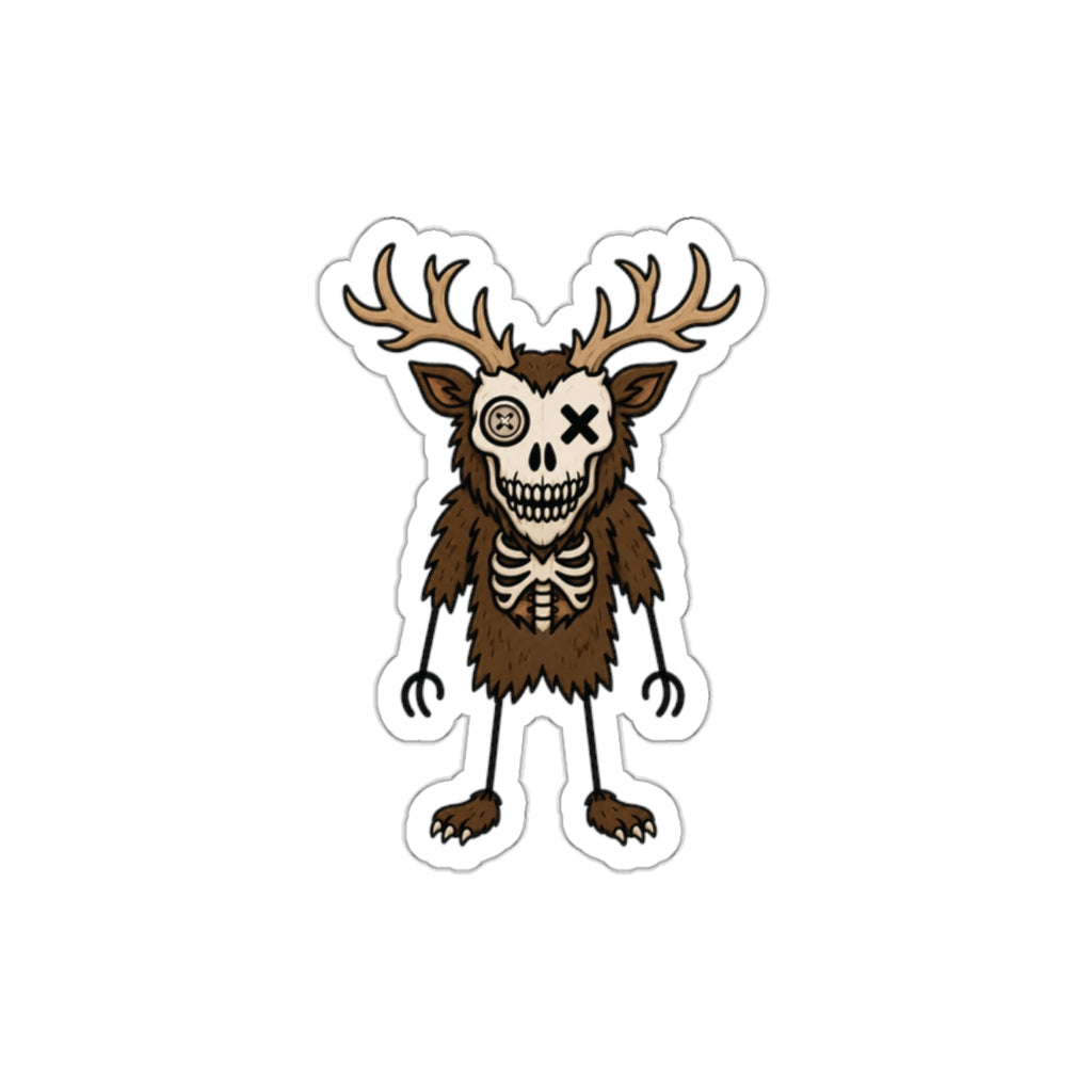 Stick Figure Wendigo Sticker