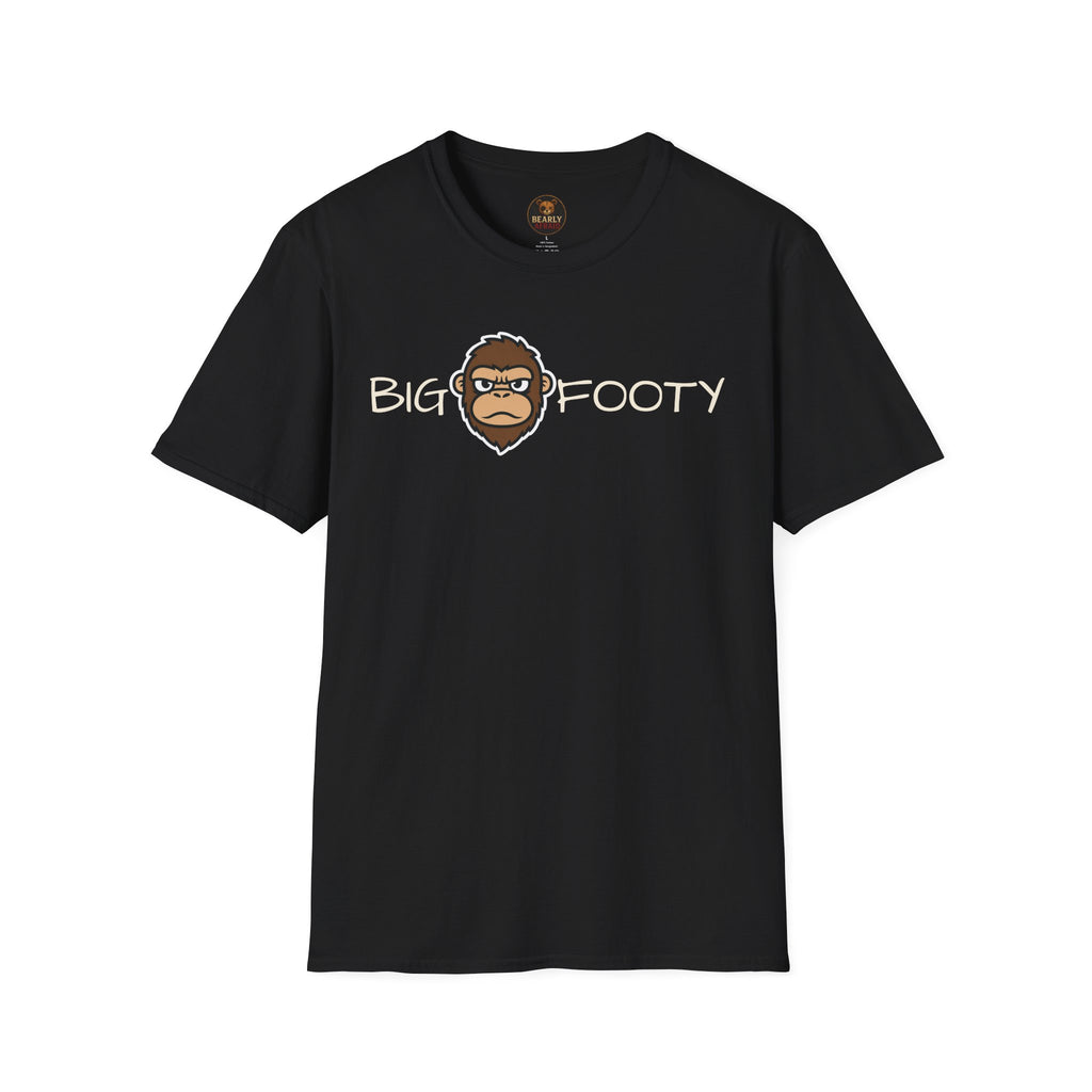 Bigfooty Head in Text Tee