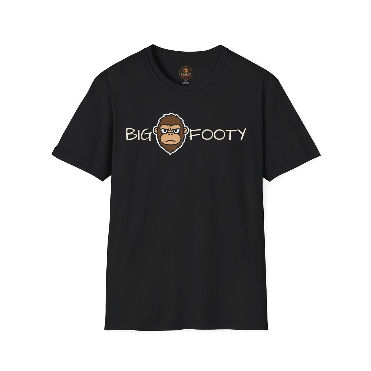 Bigfooty Head in Text Tee