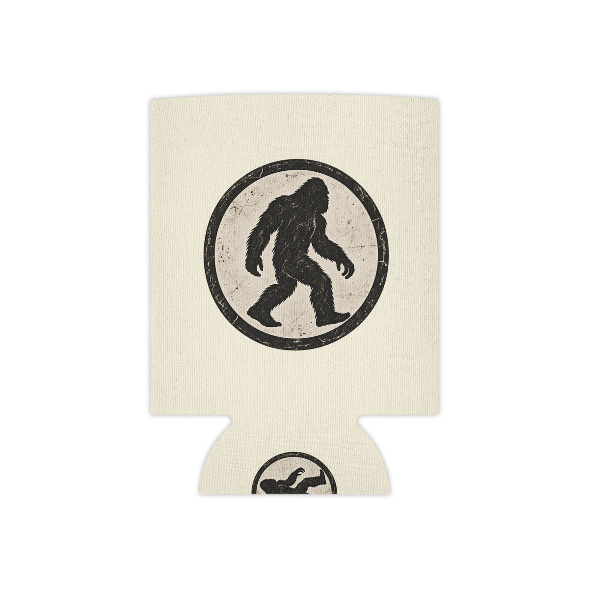 Sasquatch Circle Koozie