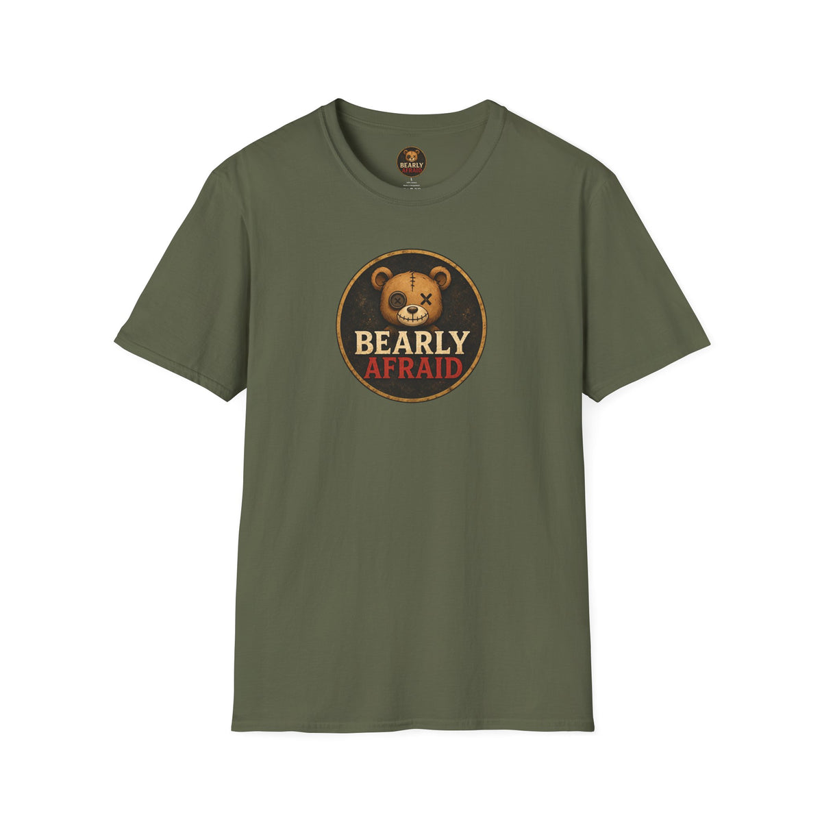 Bearly Afraid Mid Chest Tee