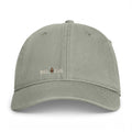 Stick Figure Bigfoot Believe Washed Dad Hat