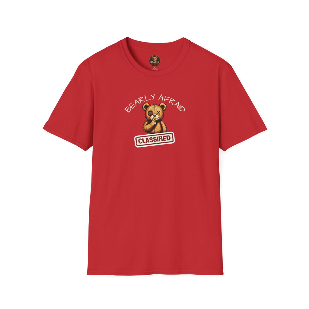 Bearly Afraid Retro Classified Tee