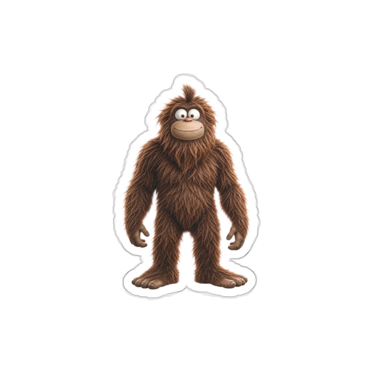 Burly Bigfoot Sticker