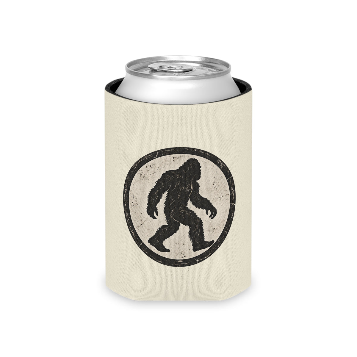 Sasquatch Circle Koozie