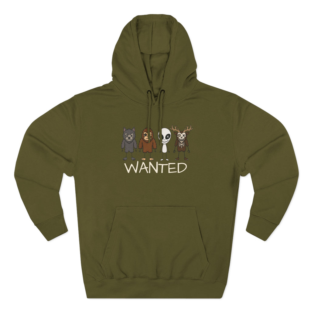 Stick Figure Wanted Hoodie