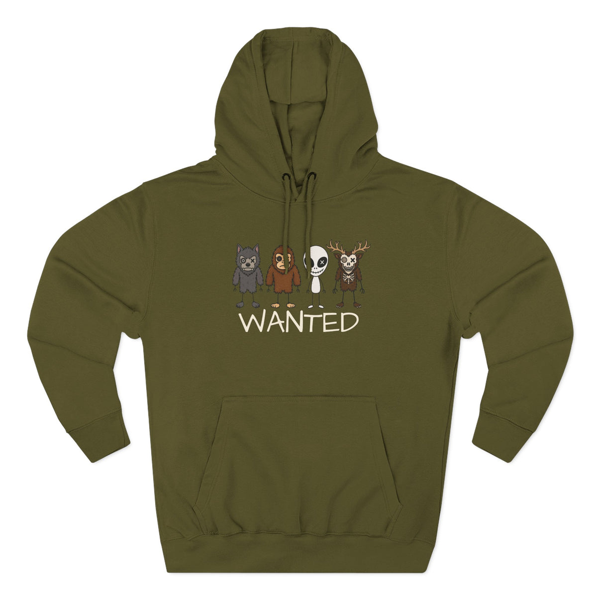 Stick Figure Wanted Hoodie