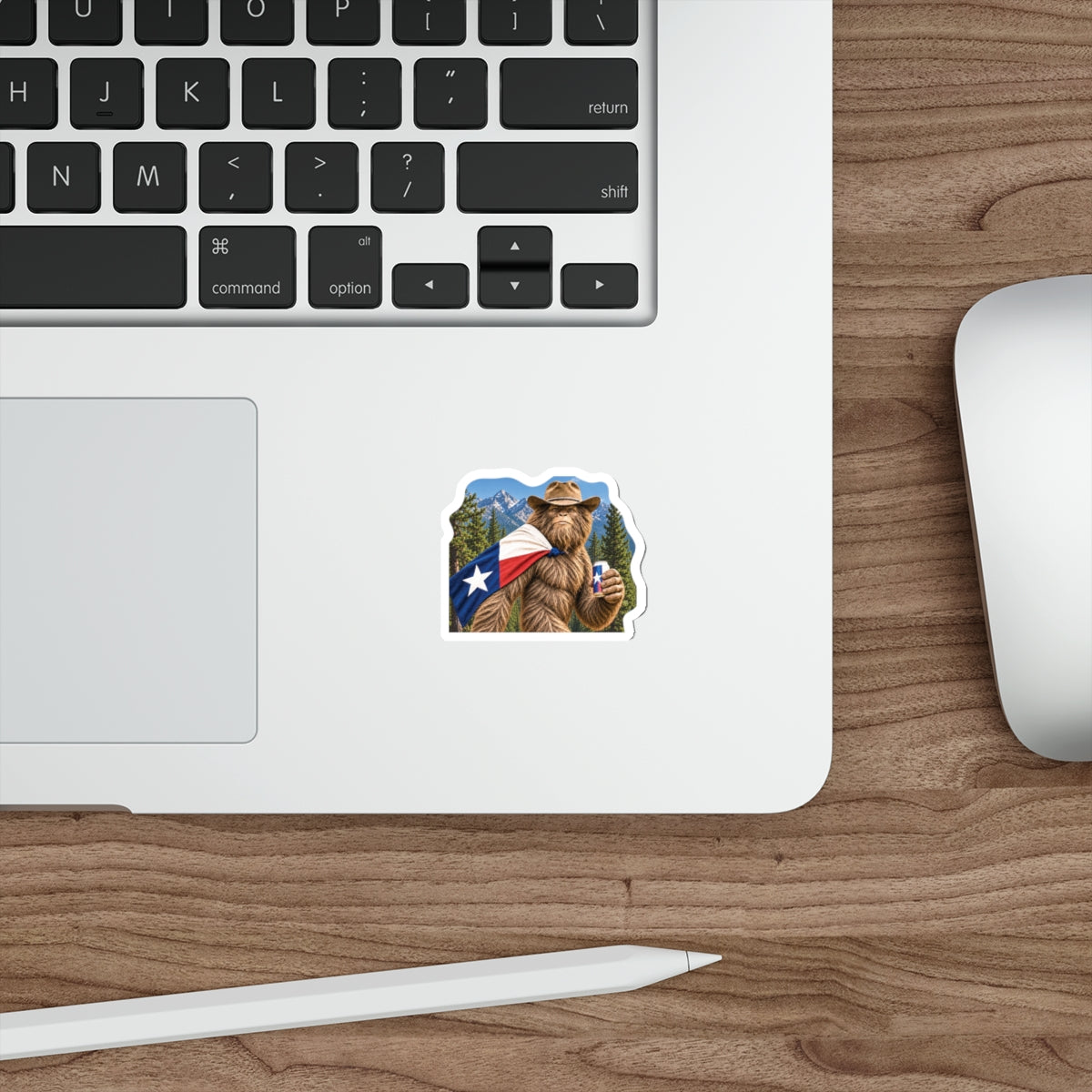 Southern Bigfoot Pose Sticker