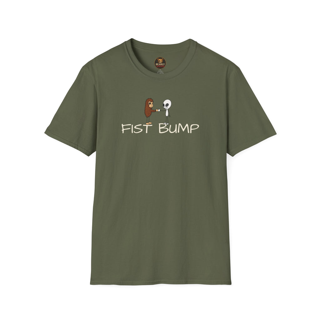 Stick Figure Fist Bump Tee