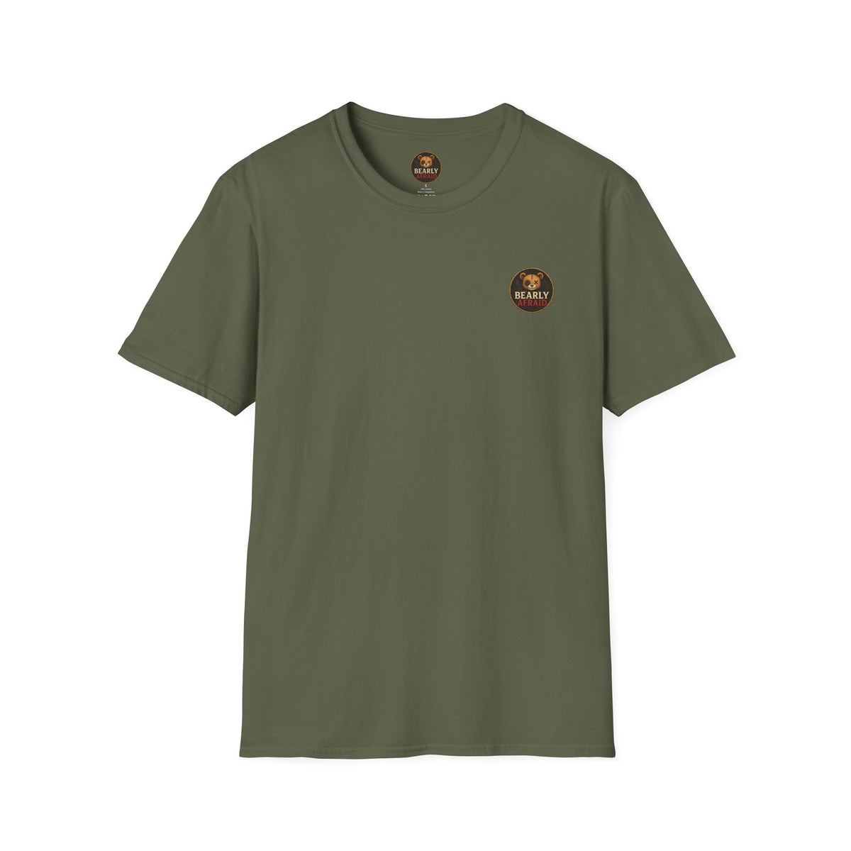 Bearly Afraid Left Chest Tee