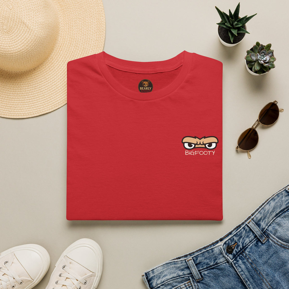 Bigfooty Eyes Left Chest Tee