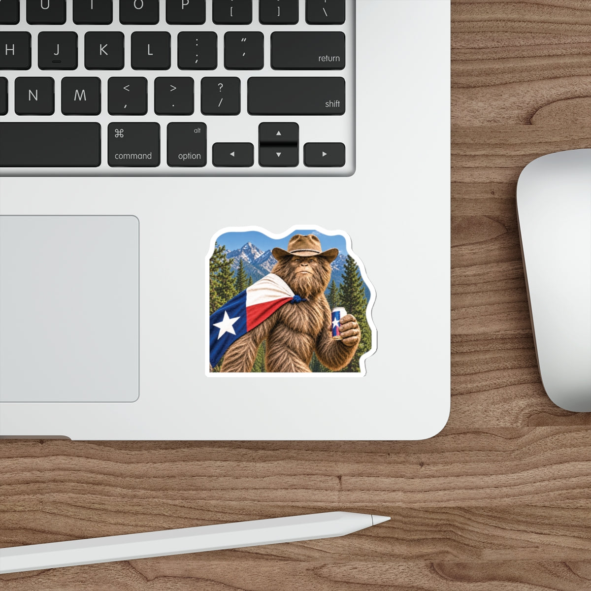Southern Bigfoot Pose Sticker