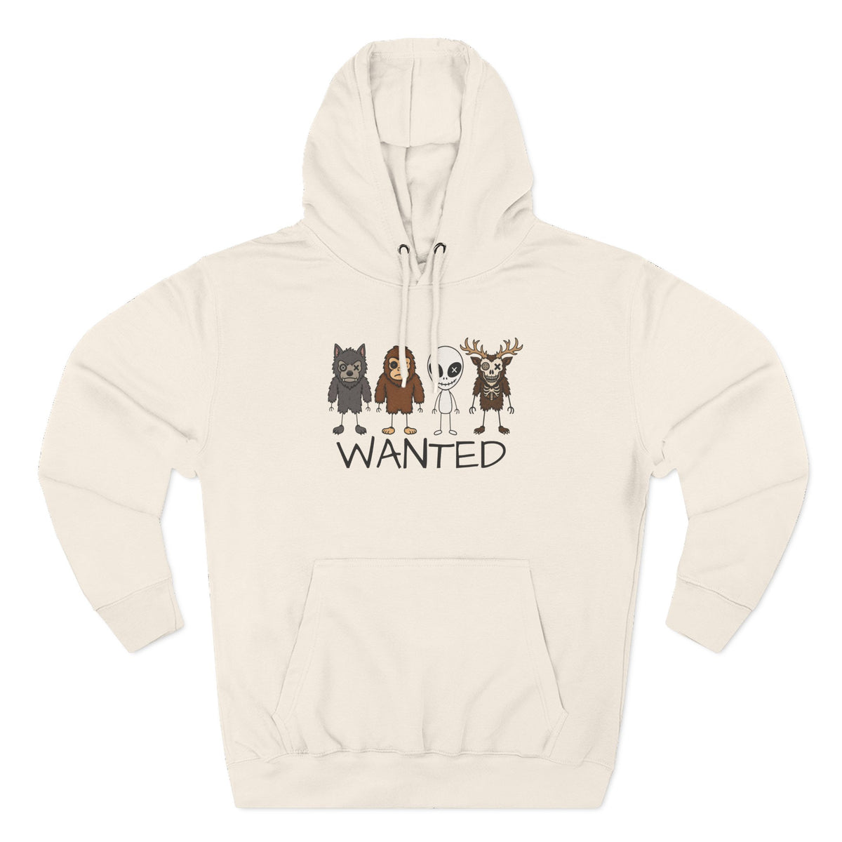Stick Figure Wanted Hoodie