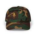 Stick Figure Bigfoot Embroidered Cap
