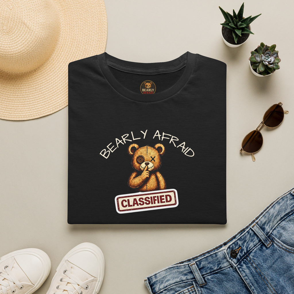 Bearly Afraid Retro Classified Tee
