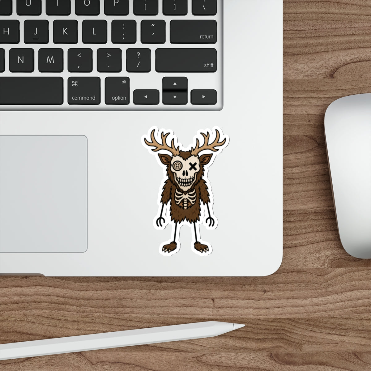 Stick Figure Wendigo Sticker