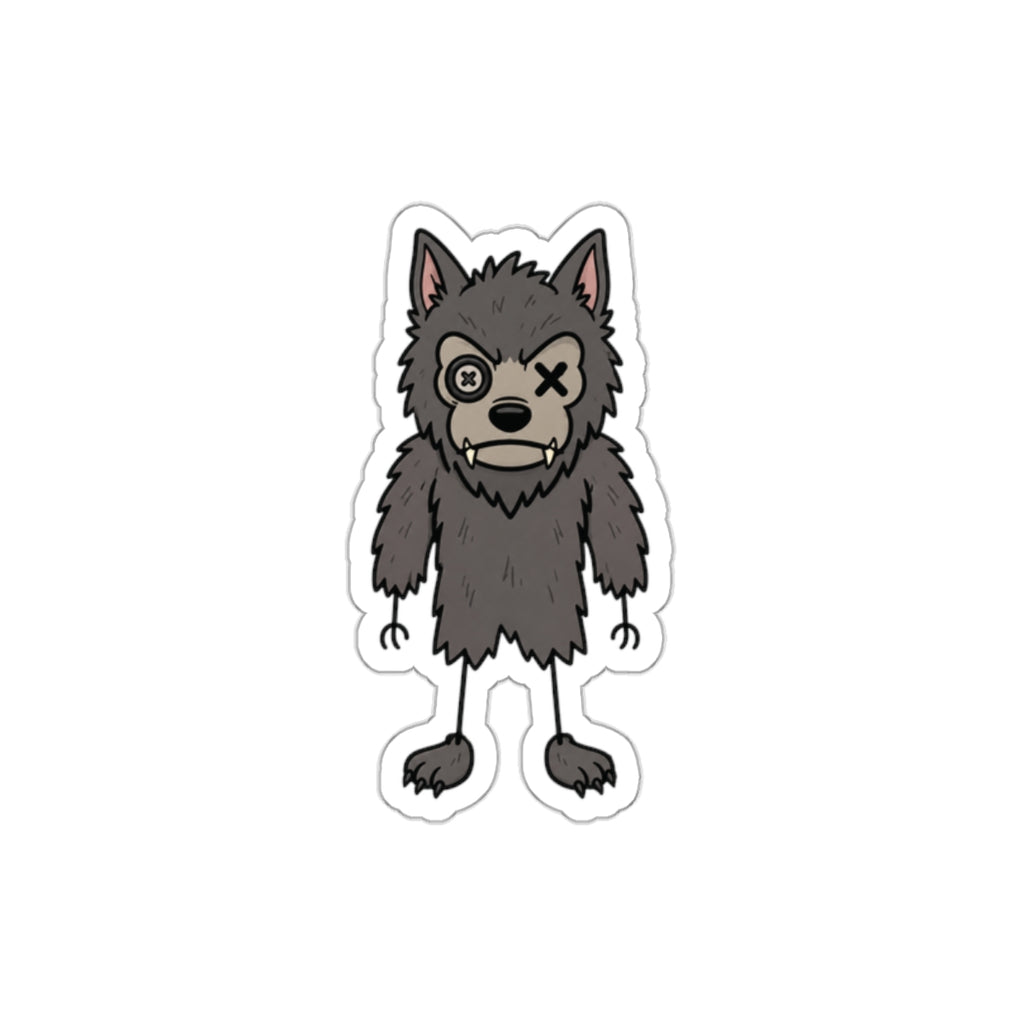 Stick Figure Dogman Sticker