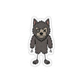 Stick Figure Dogman Sticker