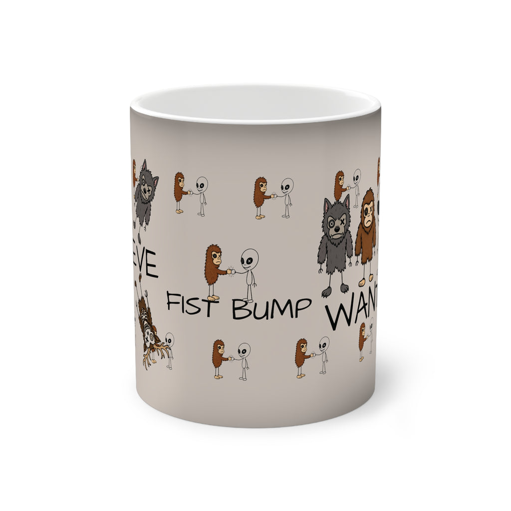 Stick Figure Overload Heat-Reveal Mug