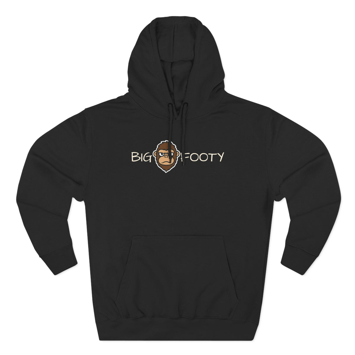 Bigfooty Head in Text Hoodie