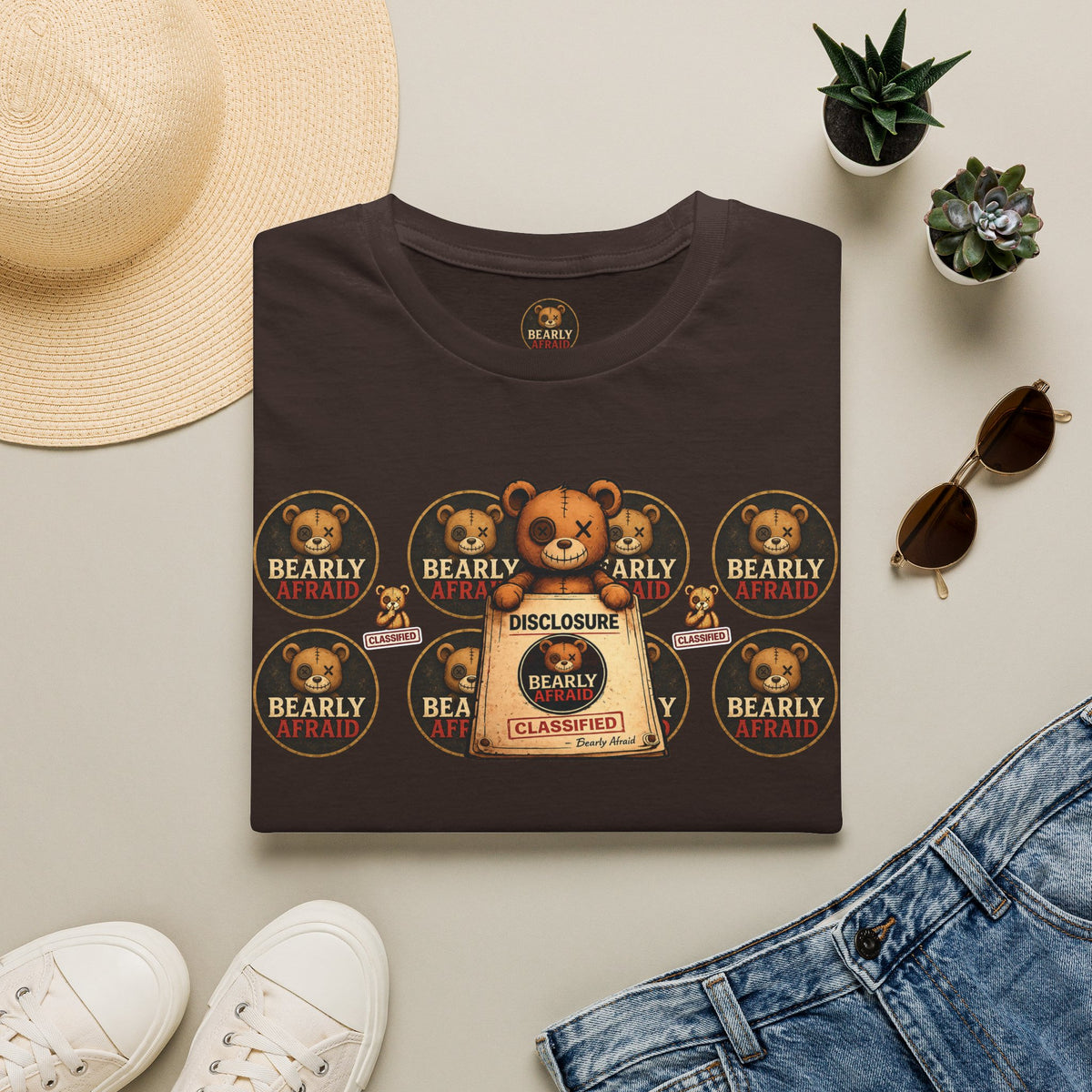 Bearly Afraid Disclosure Overload Tee