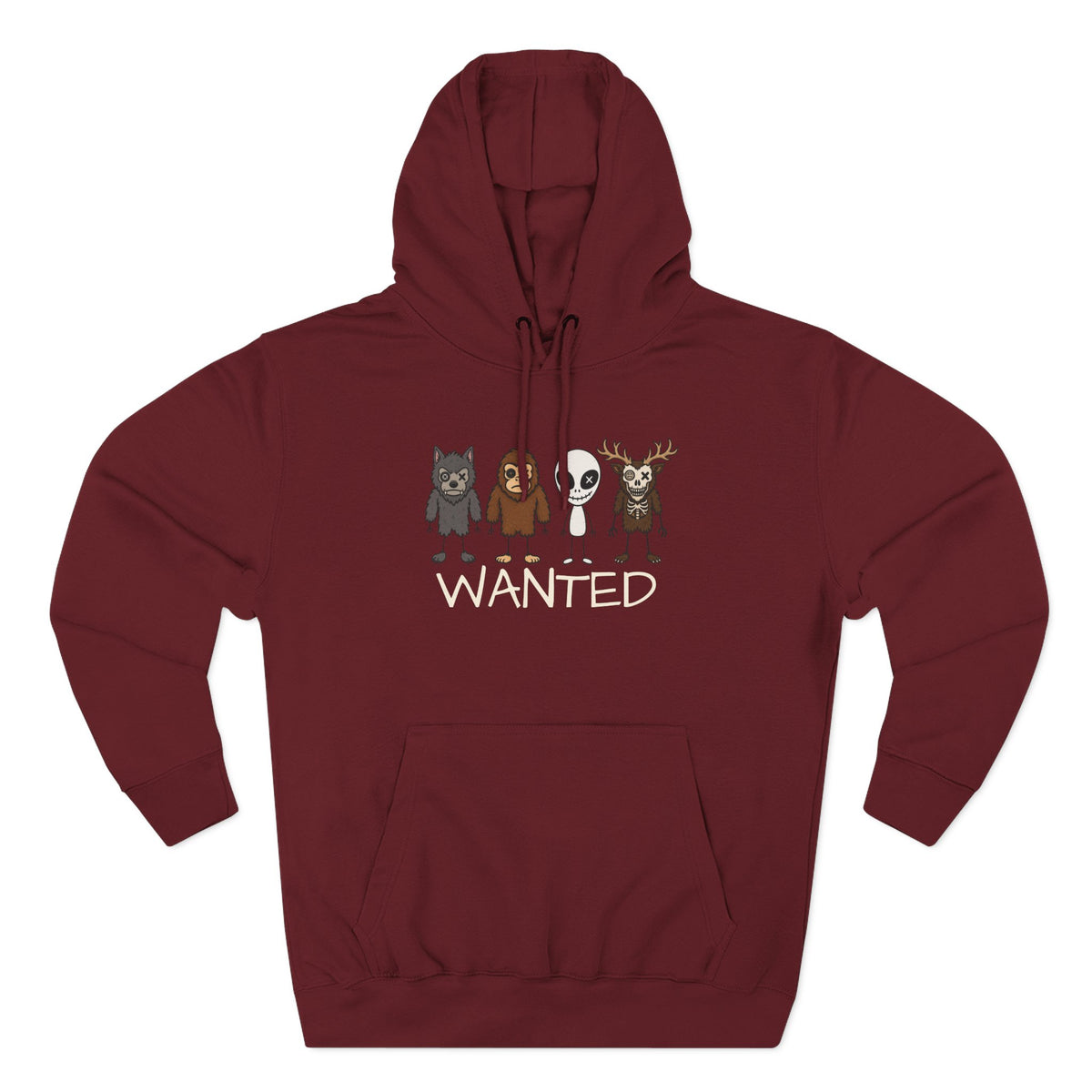 Stick Figure Wanted Hoodie