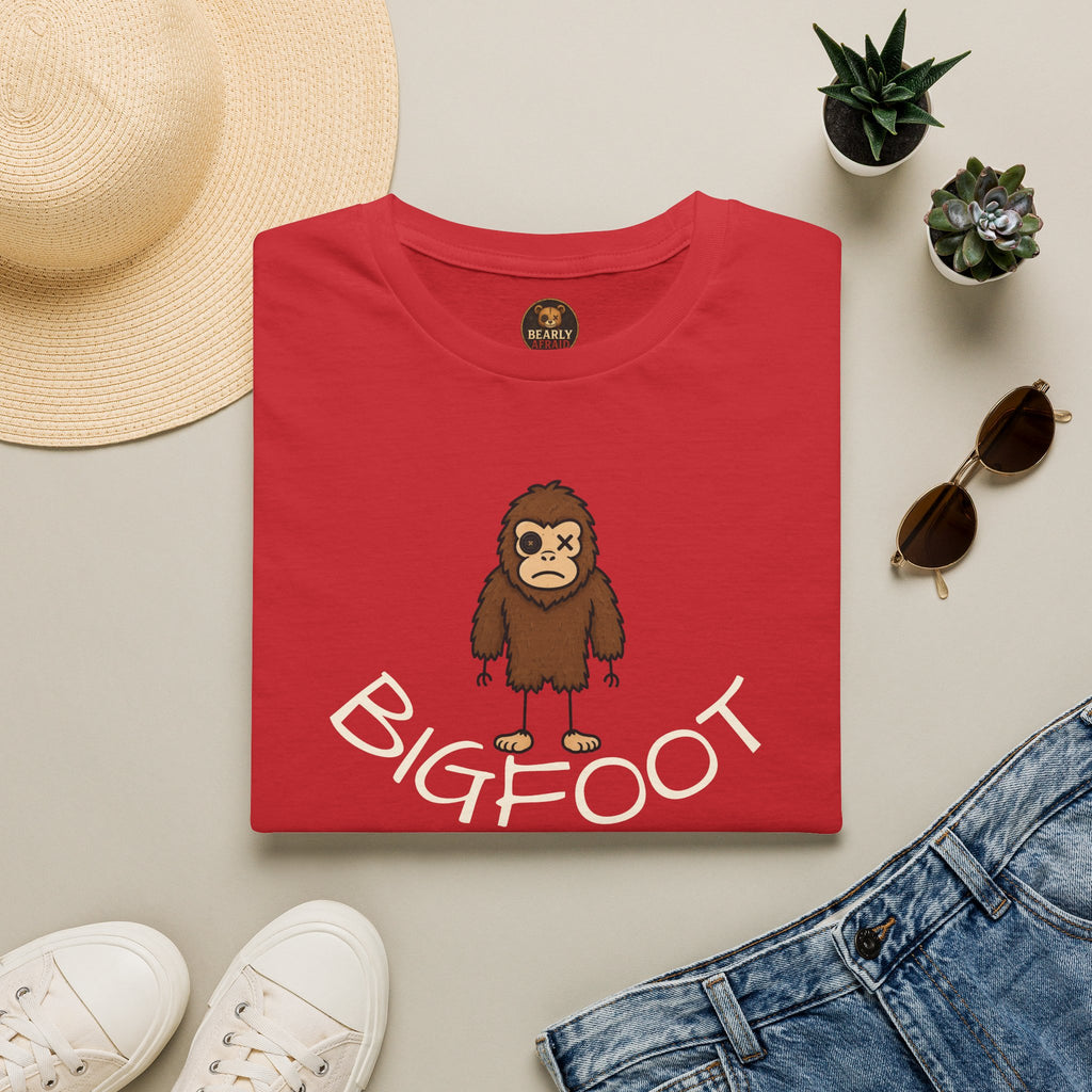 Stick Figure Bigfoot Tee