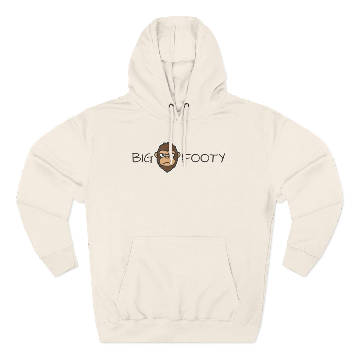 Bigfooty Head in Text Hoodie