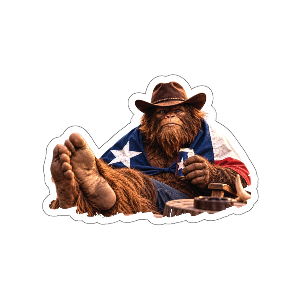 Southern Bigfoot Laid-Back Sticker