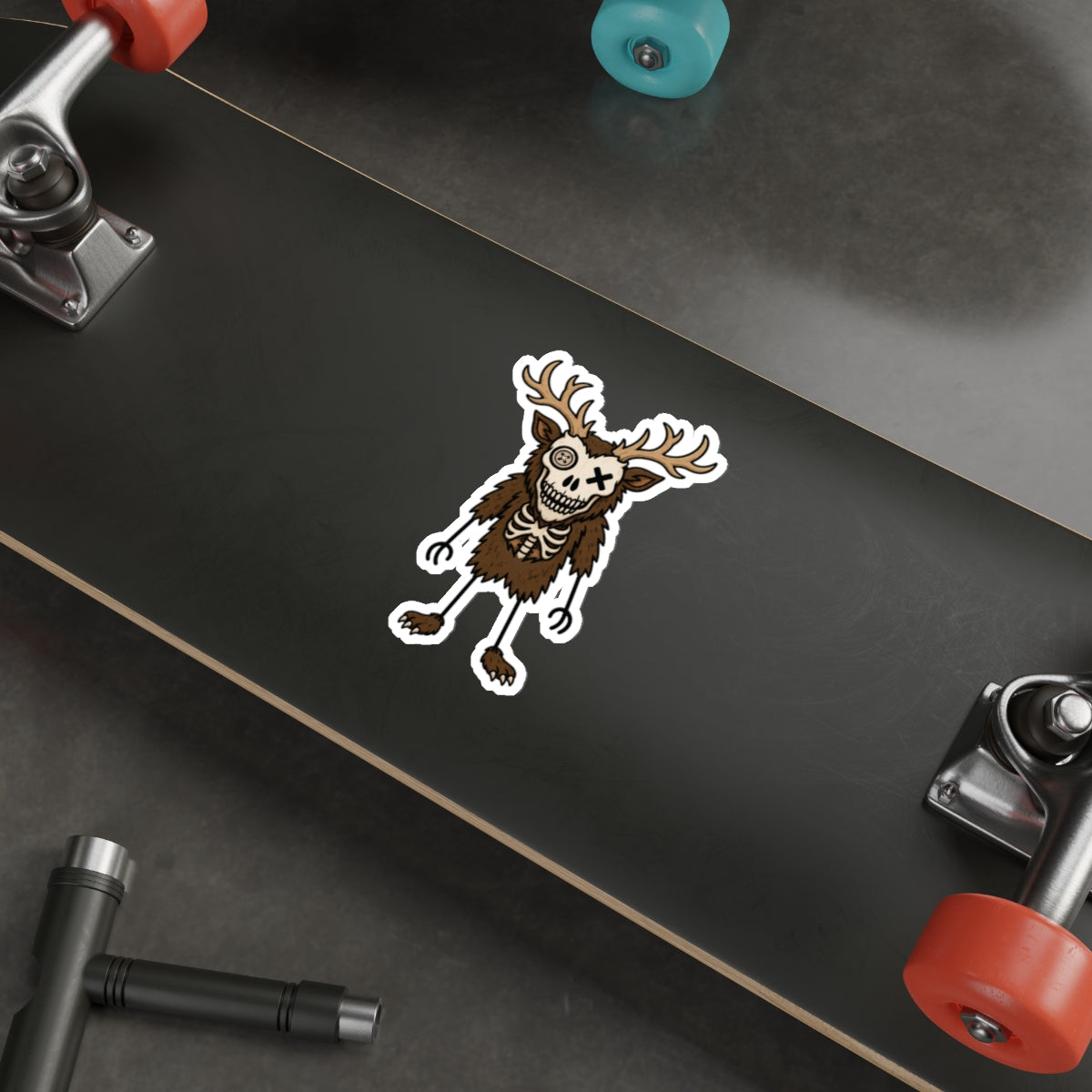 Stick Figure Wendigo Sticker