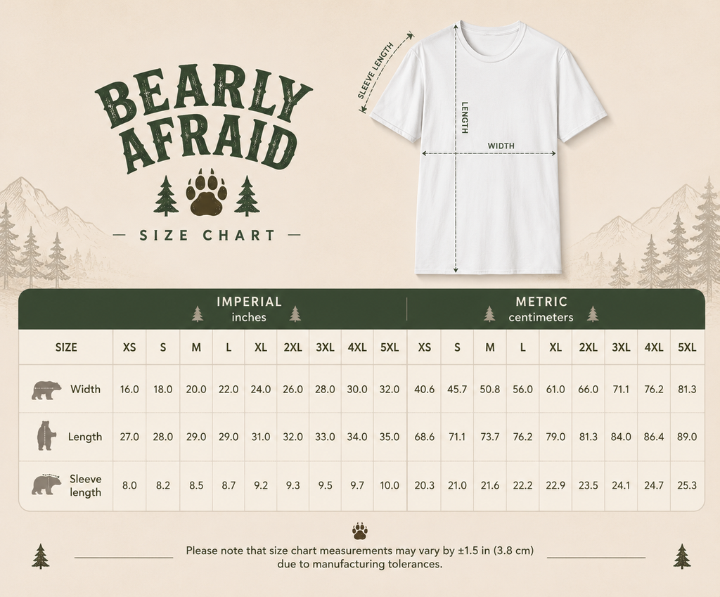 Bearly Afraid OG Tee